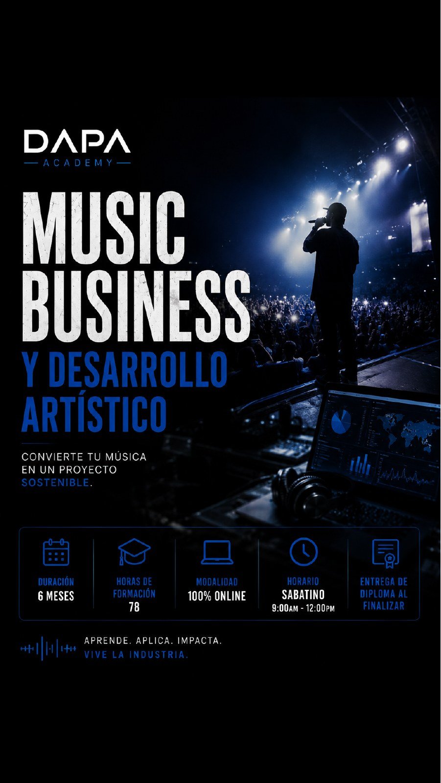 Curso Music Business y desarrollo artístico de DAPA Academy